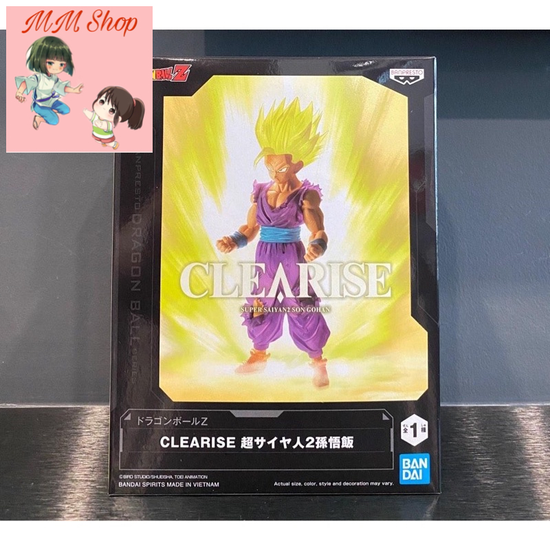Mô hình Gohan chính hãng Dragon Ball Z Clearise Super Saiyan 2 Gohan