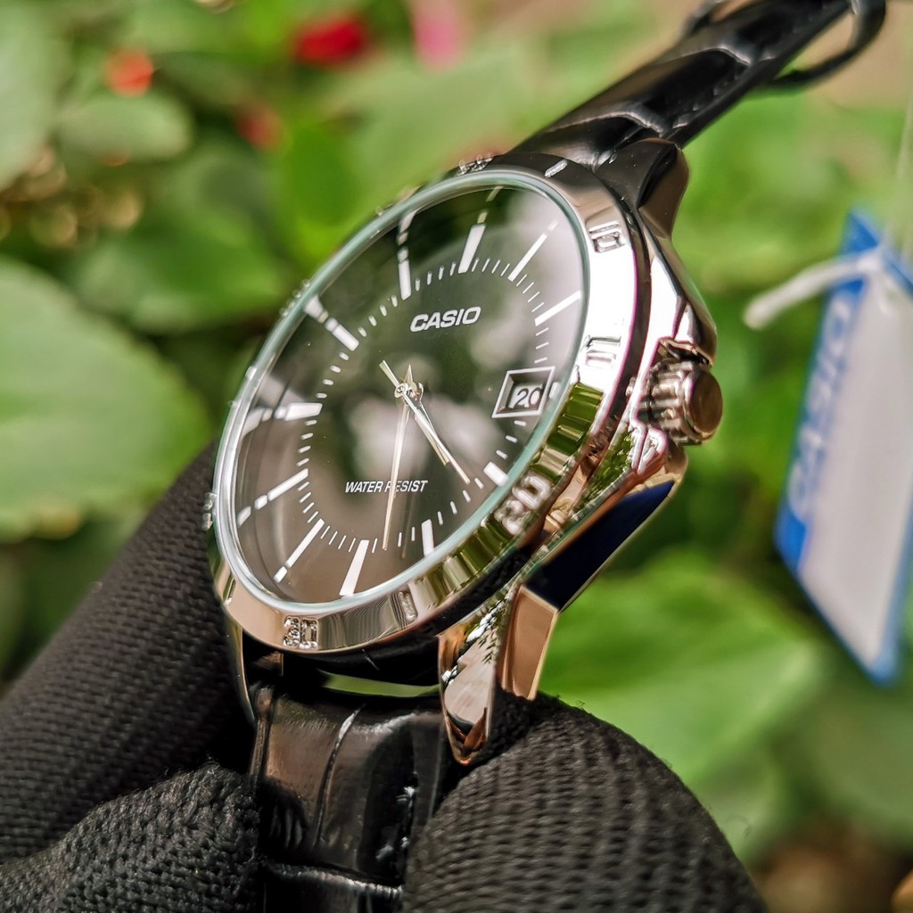Đồng hồ nam dây da Casio MTP-V004L-1AUDF chính hãng
