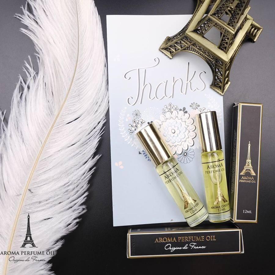 [NHIỀU MÙI] Nước Hoa Nữ, Tinh Dầu Nước Hoa Pháp Aroma 12ml Dạng Lăn Tiết Kiệm | BigBuy360 - bigbuy360.vn