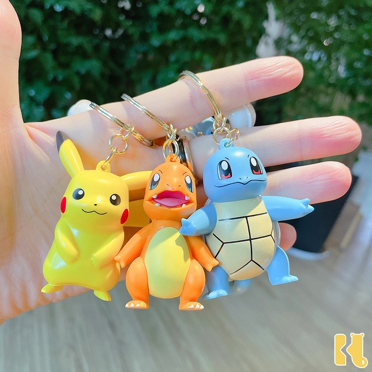 POKÉMON Móc Khóa Hình Hoạt Hình Đáng Yêu