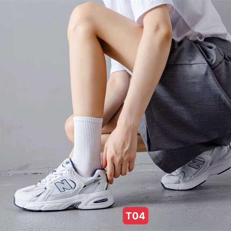 Tất cao cổ nữ hàn quốc đẹp cao cấp cute màu trắng đen SHOESCARE T3