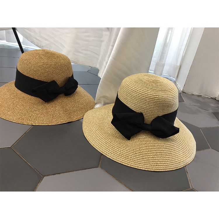 Nón Cói Đi Biển Kiểu Trơn Phối Dây Nơ L1350 -LoanTay