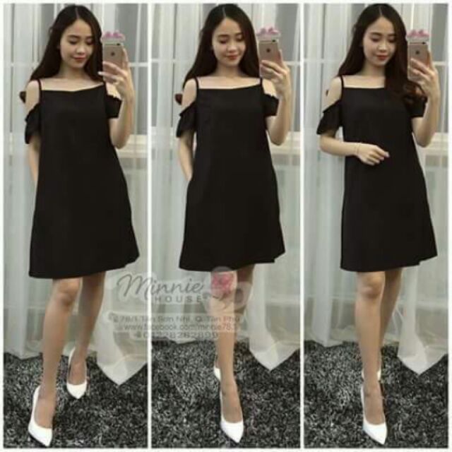 Đầm rớt vai