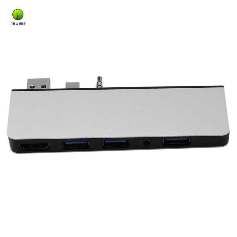 LP02 Docking Station, Lightweight and Portable for Surface Laptop 2