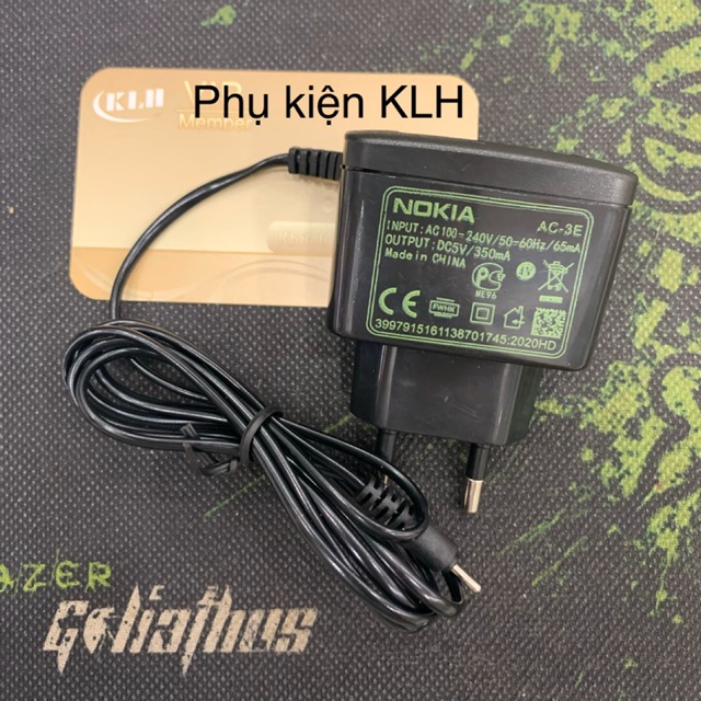 Sạc Nokia chân kim dùng cho máy bàn phím, củ sạt cho điện thoại bàn phím đời cũ KLH Shop