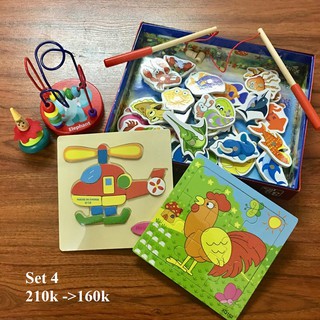 SET ĐỒ CHƠI GỖ, ĐỒ CHƠI GIÁO DỤC