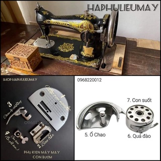Phụ kiện máy may gia đình cũ  ( chân vịt máy may gia đình singer cũ ...)