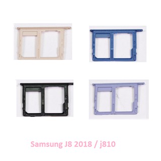 Khay sim thẻ nhớ samsung j8 2018 / j810