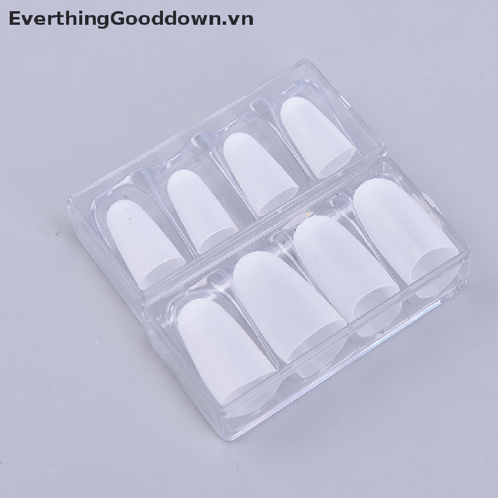 Everthinggear Set 4 Miếng Silicone Bảo Vệ Ngón Tay Khi Chơi Guitar