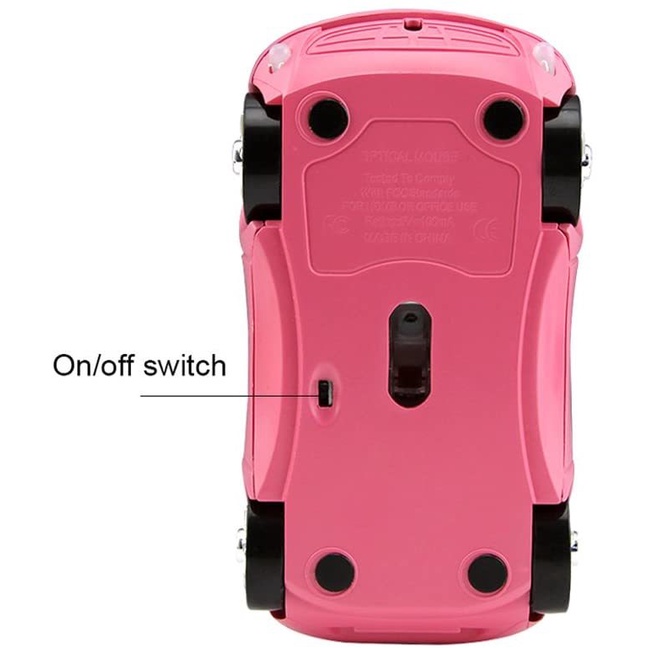 Chuột Quang Không Dây HìNh Xe Hơi 3D 1600 DPI 2.4Ghz, ĐầU CắM USB Cho PC /