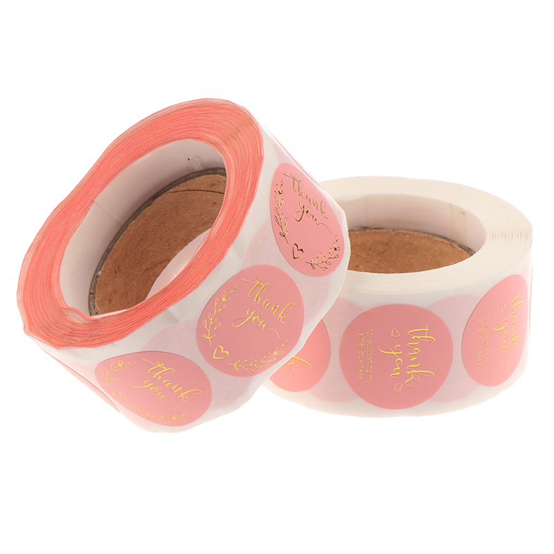 Set 500 Miếng Dán Chữ Thank You Xinh Xắn