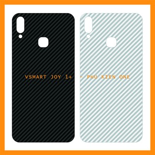 Decal dán lưng vsmart active 1/ active 1+/ joy 1/ joy 1+/ joy 3 vân carbon 3d