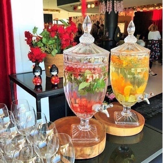 Bình Ngâm Rượu 3 Lít Và 5 Lít Có Vòi Cao Cấp, Bình Thủy Tinh Đựng Nước Rượu Trái Cây Ngâm Dày Dặn Chắc Chắn Sang Trọng