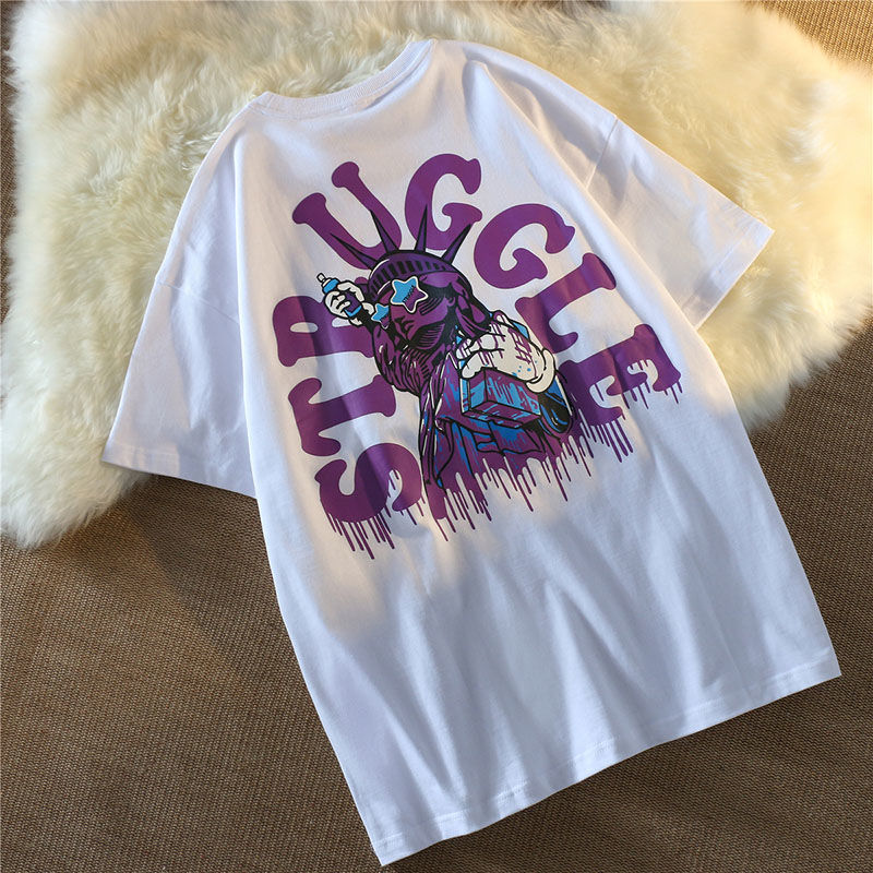 Áo thun NRVP ngắn tay cổ tròn thời trang cho nữ 2021