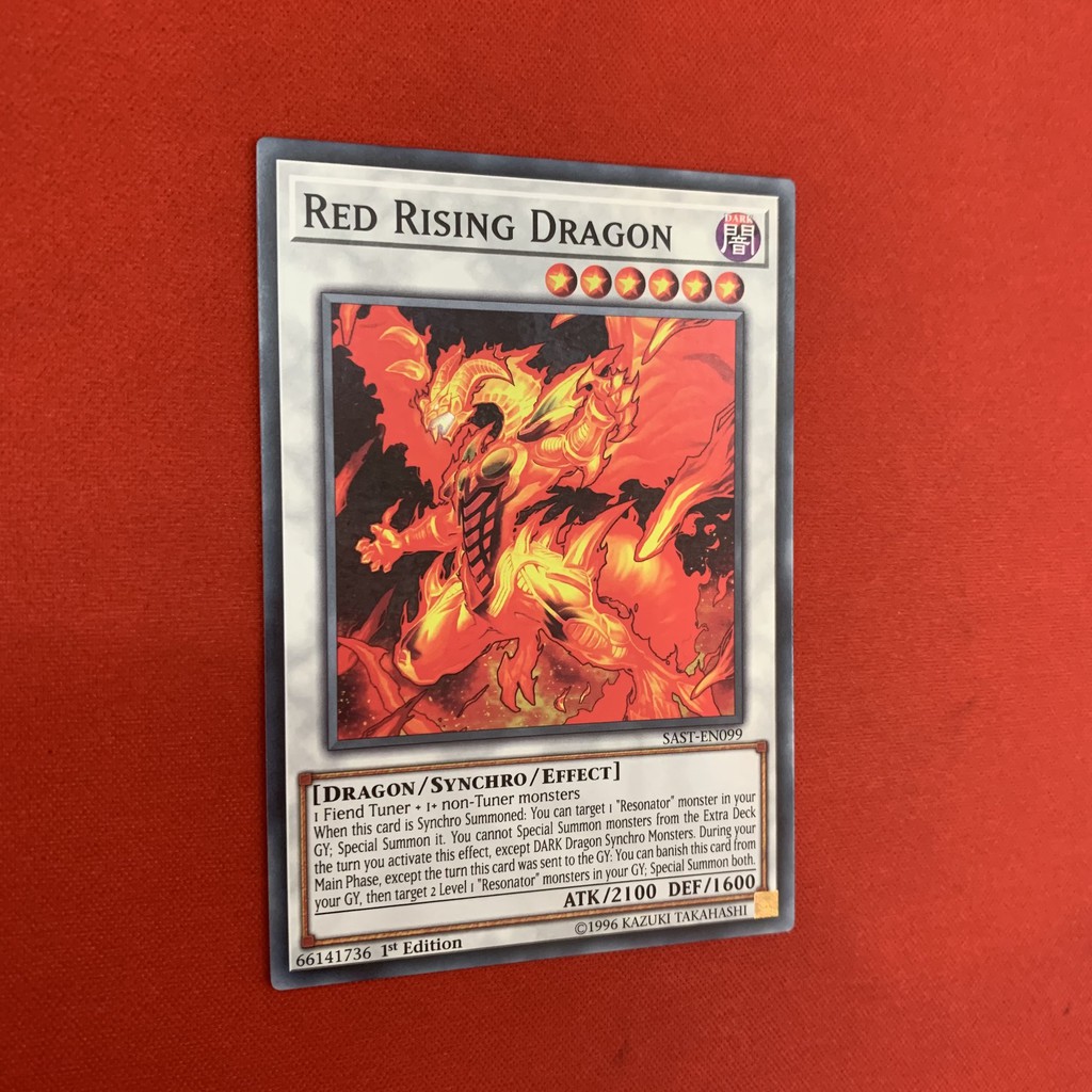 EN]Thẻ Bài Yugioh Chính Hãng] Red Rising Dragon