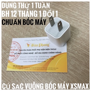Củ Sạc Vuông IPHONE Zin Bóc Máy XsMax - Bảo hành 1 năm
