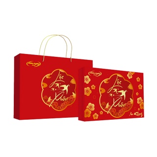 Hộp quà tết hữu nghị lộc xuân an khang 400g