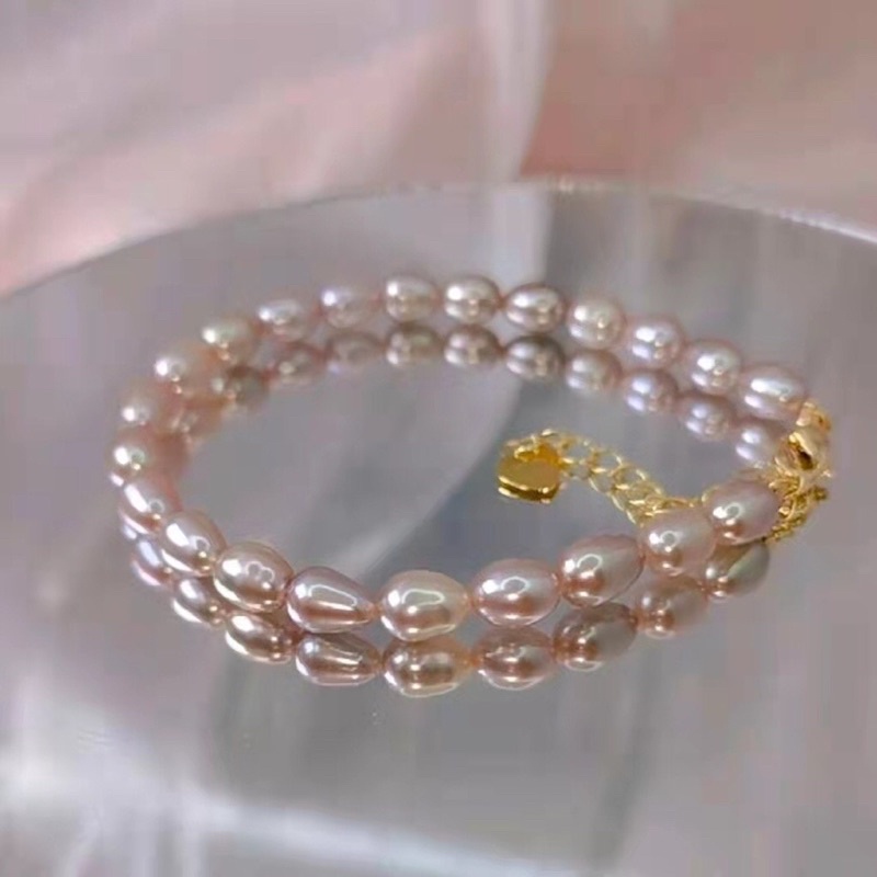 Vòng tay hạt ngọc trai nhân tạo 7-8ly đủ màu