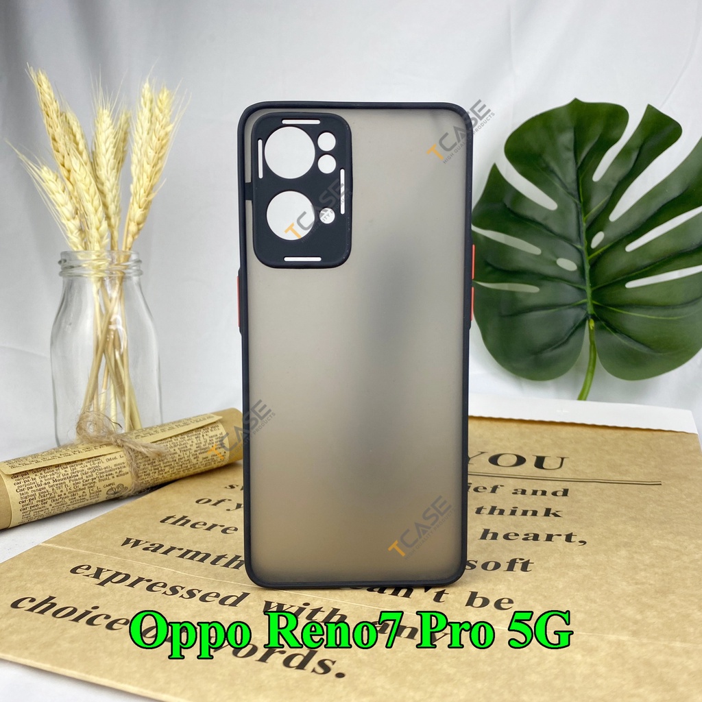 Ốp lưng Oppo Reno8 pro 5G, Reno8 Z, Reno5, Reno6 Pro, Reno7 4G, Reno7 5G, 7 Pro, 7 Z lưng nhám chống sốc bảo vệ camer