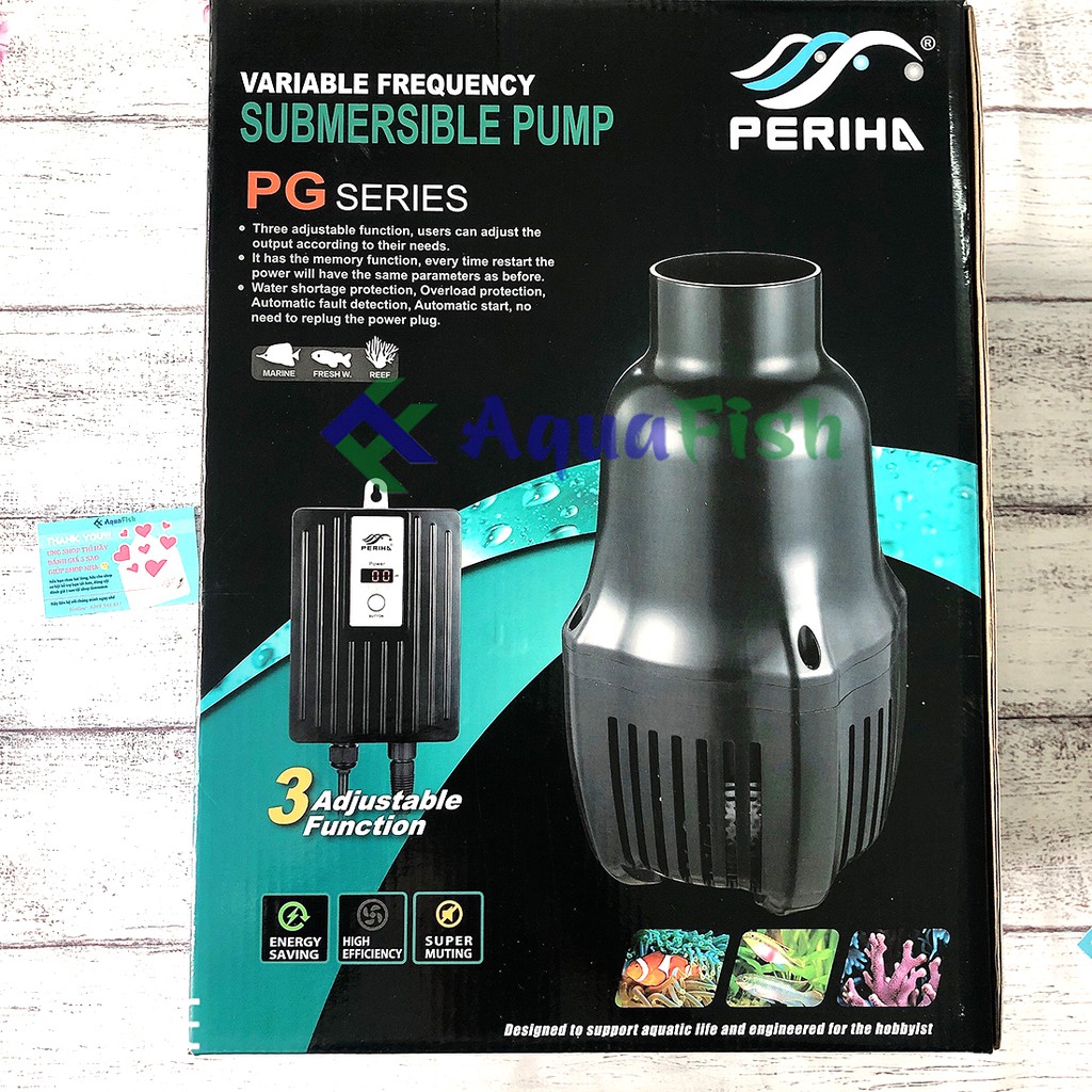 Máy bơm nước hồ cá Koi Periha PG 20 đến PG 60 (siêu tiết kiệm điện, có bảng điều khiển thông minh)