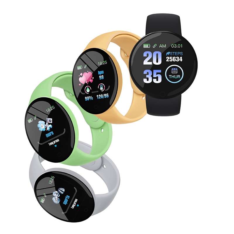 Đồng Hồ Thông Minh D18S Màn Hình 1.44 Inch Cho Android/iOS 1.44 Pol