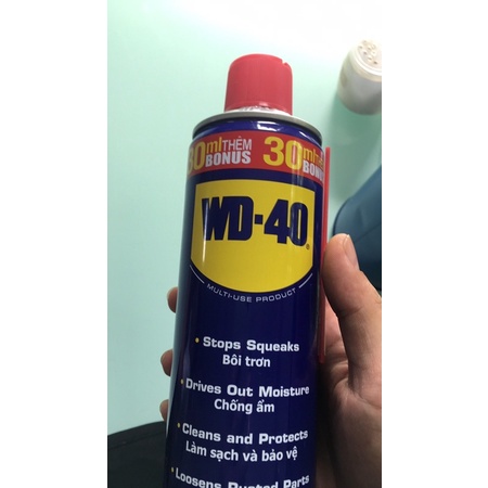 Dầu bôi trơn chống rỉ sét đa năng WD-40 chai 412ml