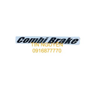 Tem Combi Brake dán dè trước 5 màu 78mm