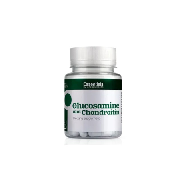 Thực phẩm bảo vệ sức khỏe Essentials by Siberian Health. Glucosamine and Chondroitin