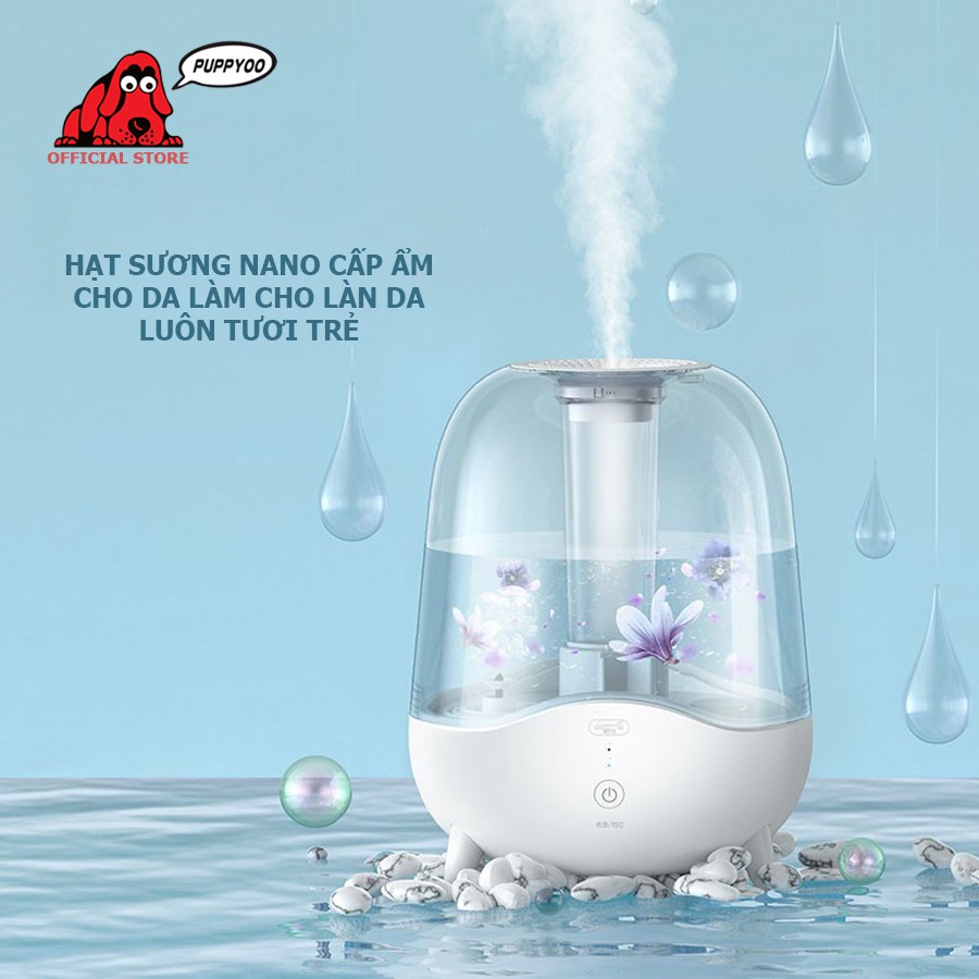 Máy phun sương tạo ẩm không khí Deerma Humidifier F325 dung tích 5L màng lọc Ag+ phun sương nano cấp ẩm cho da