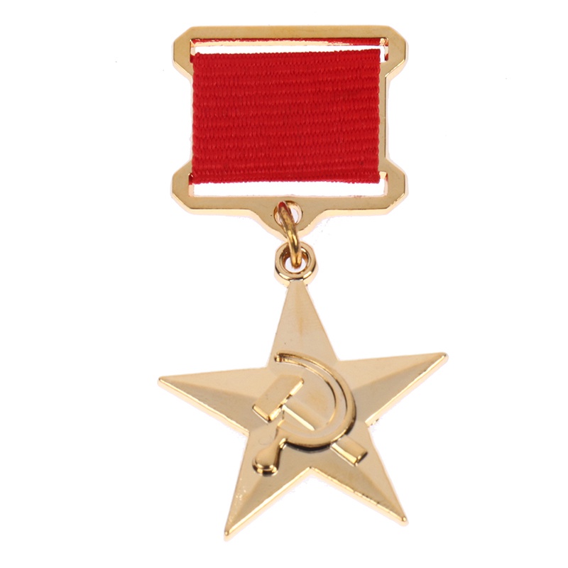 Trâm Cài Áo Huy Hiệu Kim Loại Nga USSR Quà Lưu Niệm