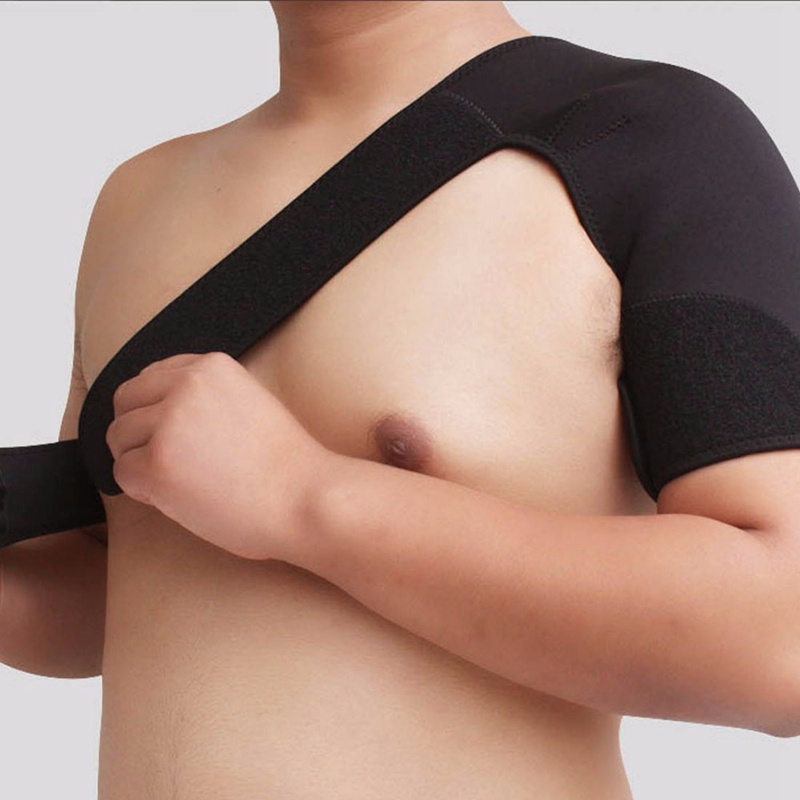 Đai Đeo Hỗ Trợ Vai Và Vai Thoáng Khí Bảo Vệ Khi Chơi Thể Thao Đen
