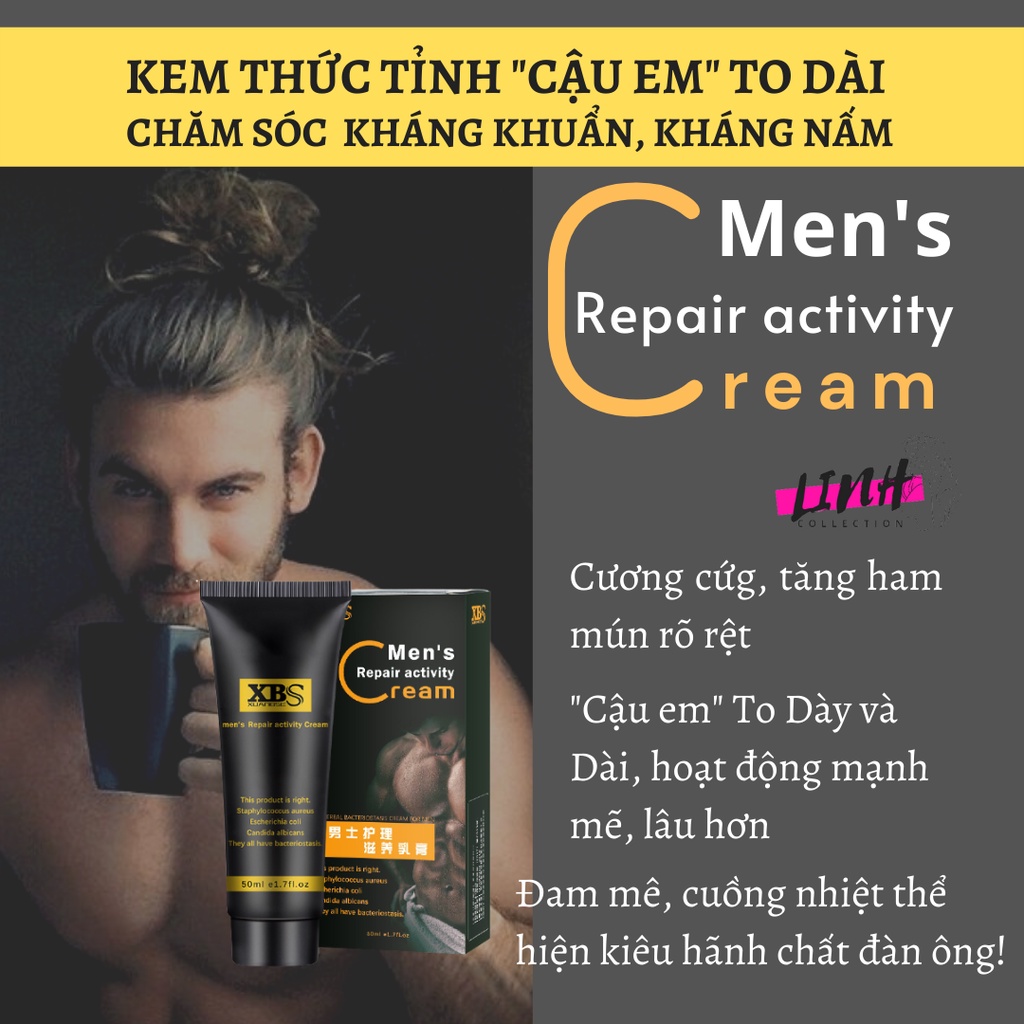 Kem Thức Tỉnh "Cậu Bé" To Dài Mạnh Mẽ XBS UNCLEYEAH 50ml công nghệ Nhật Bản giúp phái mạnh lấy lại phong độ
