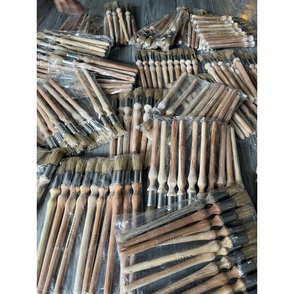 Cọ chuyên dụng vệ sinh chi tiết cán gỗ chịu được hoá chất