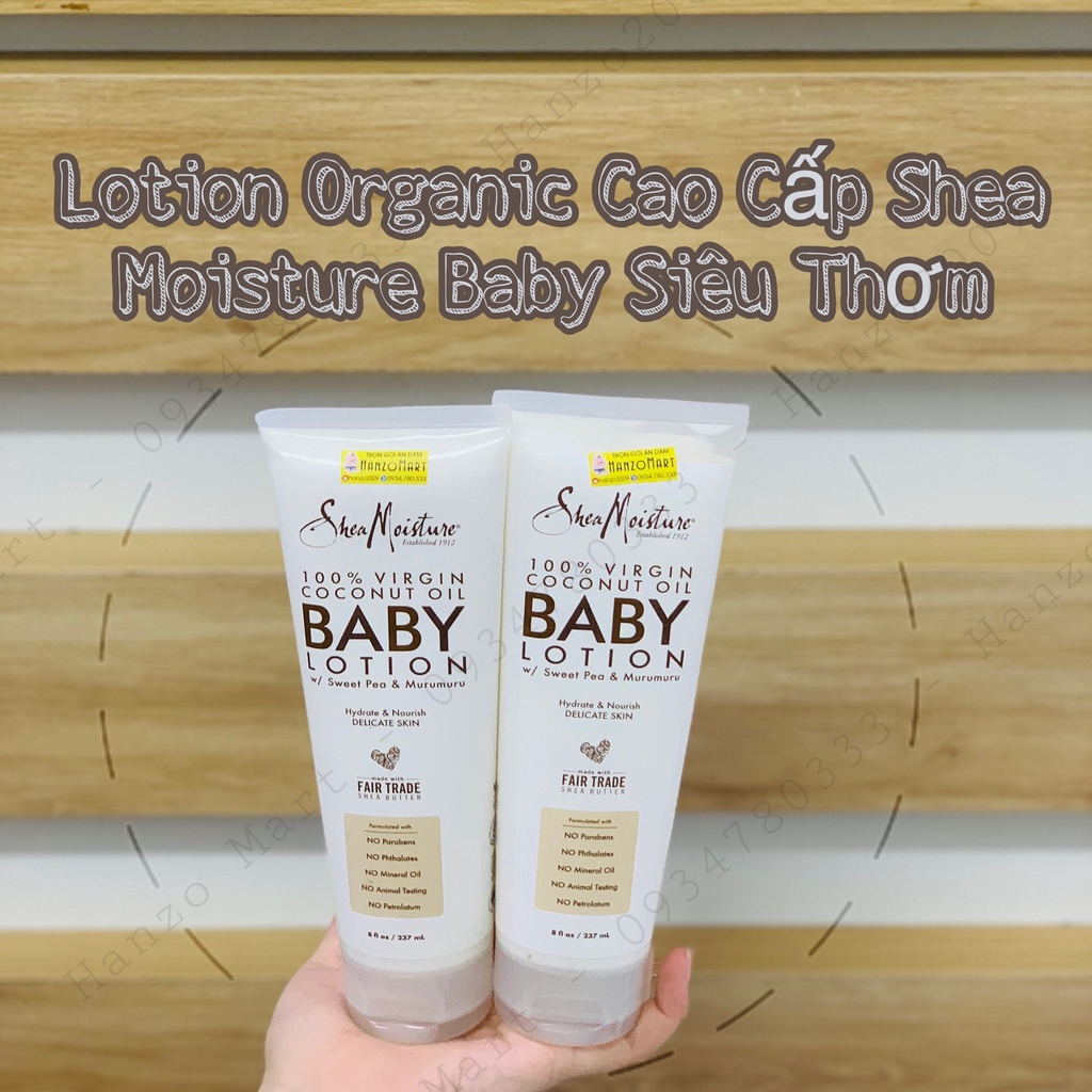 LOTION DƯỠNG DA BABY COCONUT SHEA MOISTURE 237ML