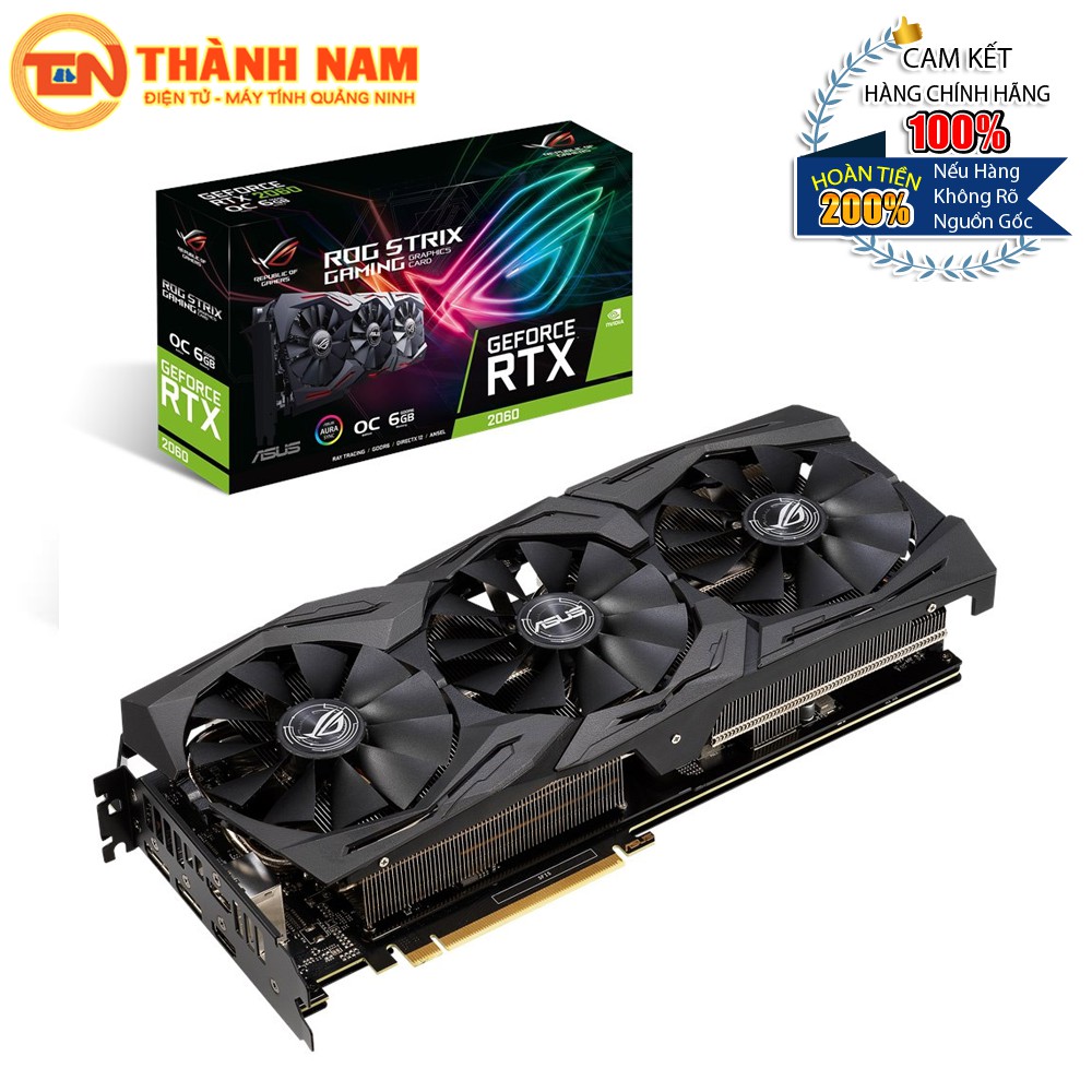 [FREESHIP 99K]_VGA ASUS GeForce RTX 2060 6GB GDDR6 ROG Strix OC