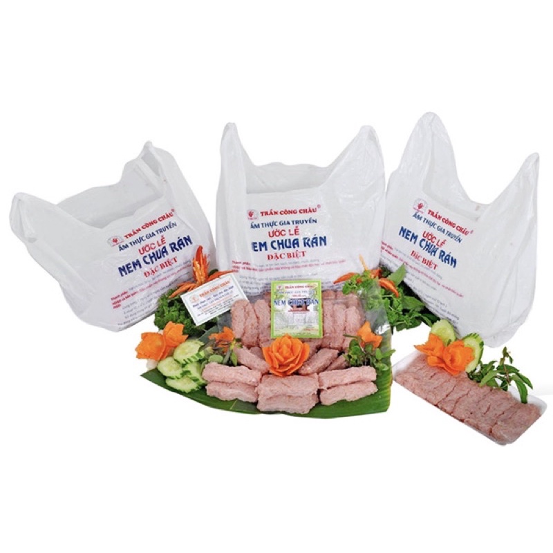 Nem chua rán Trần Công Châu chưa lăn bột 10 chiếc