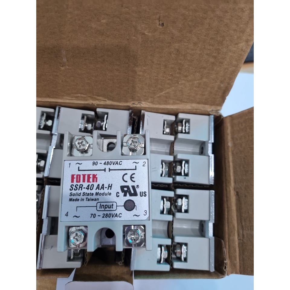 Rơ le bán dẫn Fotek SSR 40AA-H, 40VA-H, 40DA-H, 50VA-H, 50AA-H, 50DA-H, 60DA-H, 60VA-H, 80VA-H, 80DA-H