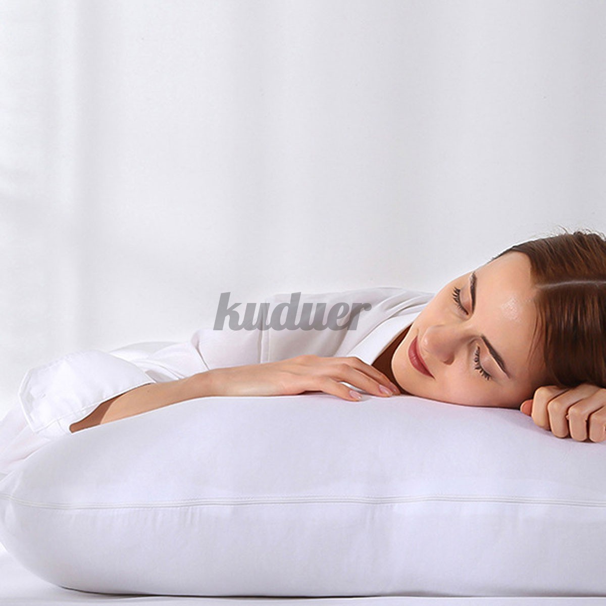 Pregnancy Pillow 51&quot; U Shaped Full Body Pillow Maternity Support Bolster Sleep KUDUER