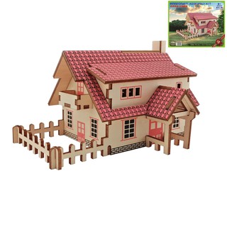Mô hình lắp ráp gỗ 3D Laze nhà Ranch