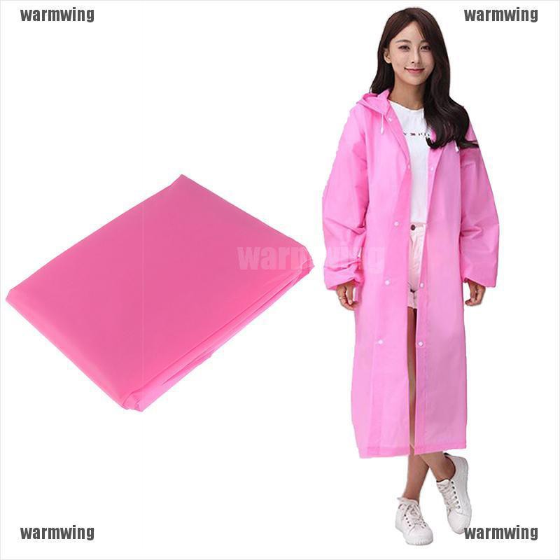 Áo Mưa Poncho Trong Suốt Có Nút Gài Tiện Dụng