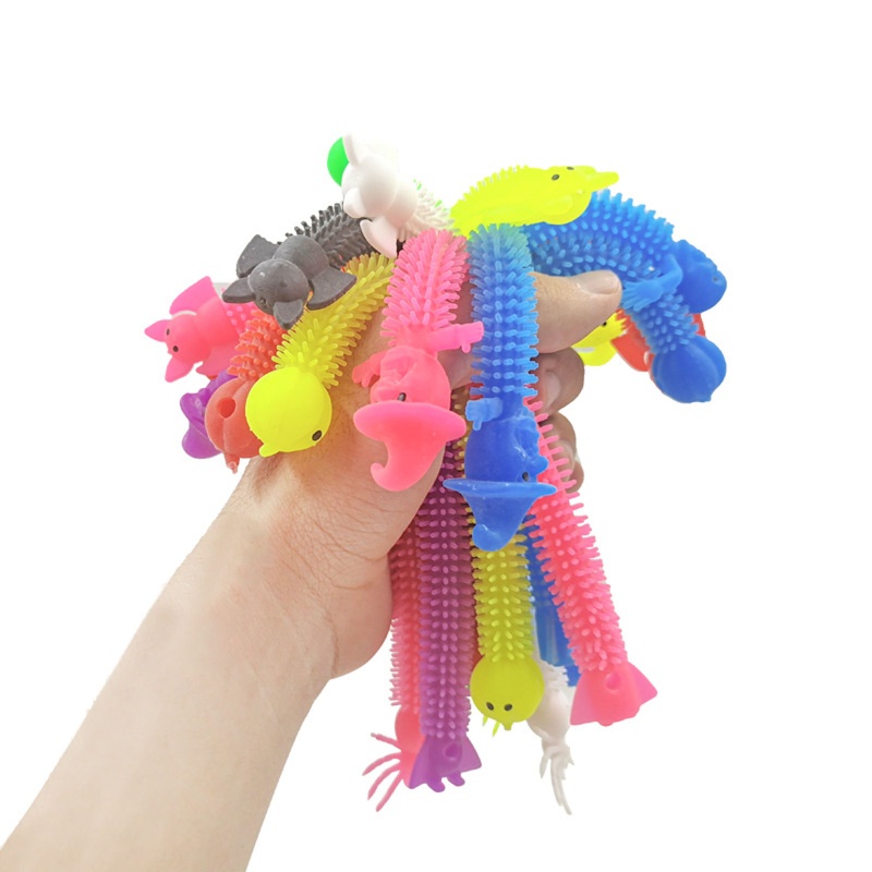 Youyo Đồ Chơi Thanh Đàn Hồi Hình Động Vật Tập Trung Cho Bé Trai Bé Gái