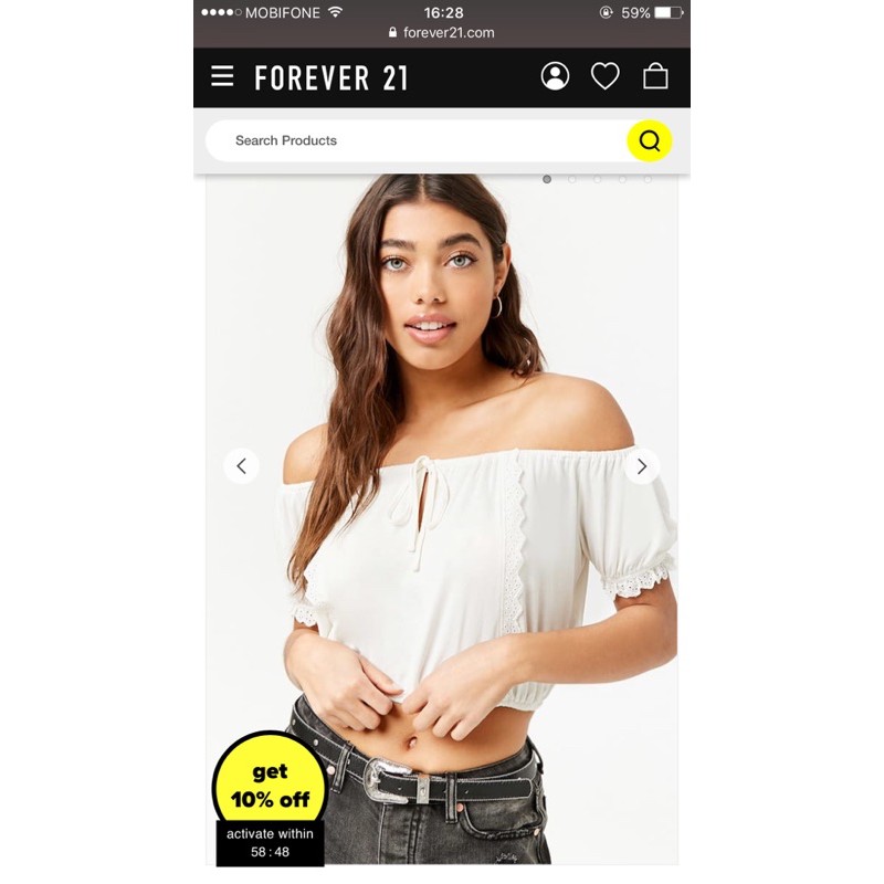 Croptop F21 Xuất Khẩu