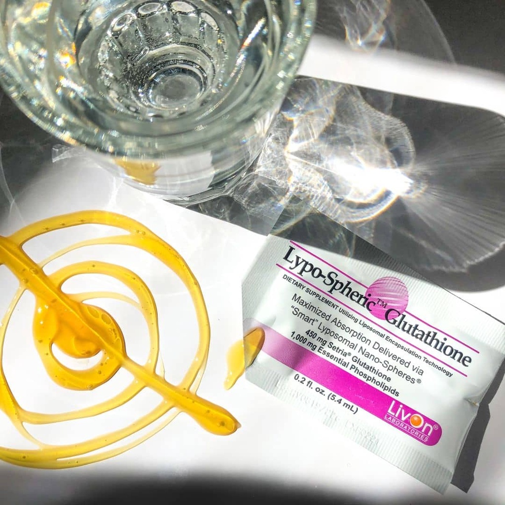 Gel uống chống oxy hóa, trắng sáng da Livon Lypo-Spheric® Glutathione