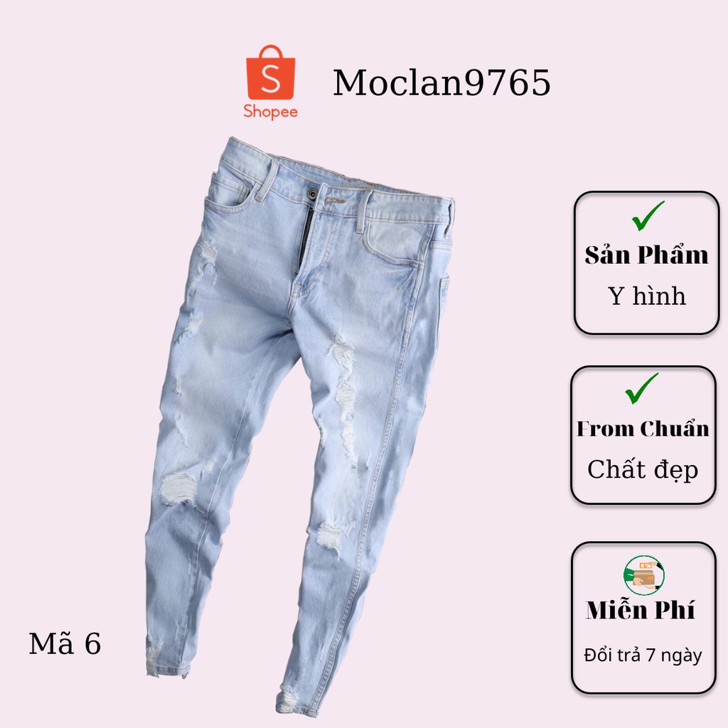 Quần jean nam cao cấp, chất liệu bò ( jean ) mềm mịn, from chuẩn, có nhiều mẫu đi kèm Moclan09 | WebRaoVat - webraovat.net.vn