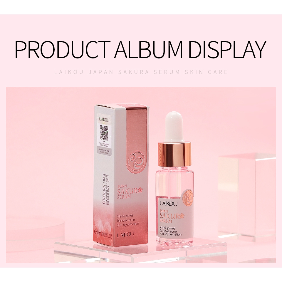 LAIKOU Sakura Serum Brightening Moisturizing 17ml x 5pieces