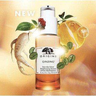 Tinh chất Origins GinZing Into the Glow Brightening Serum