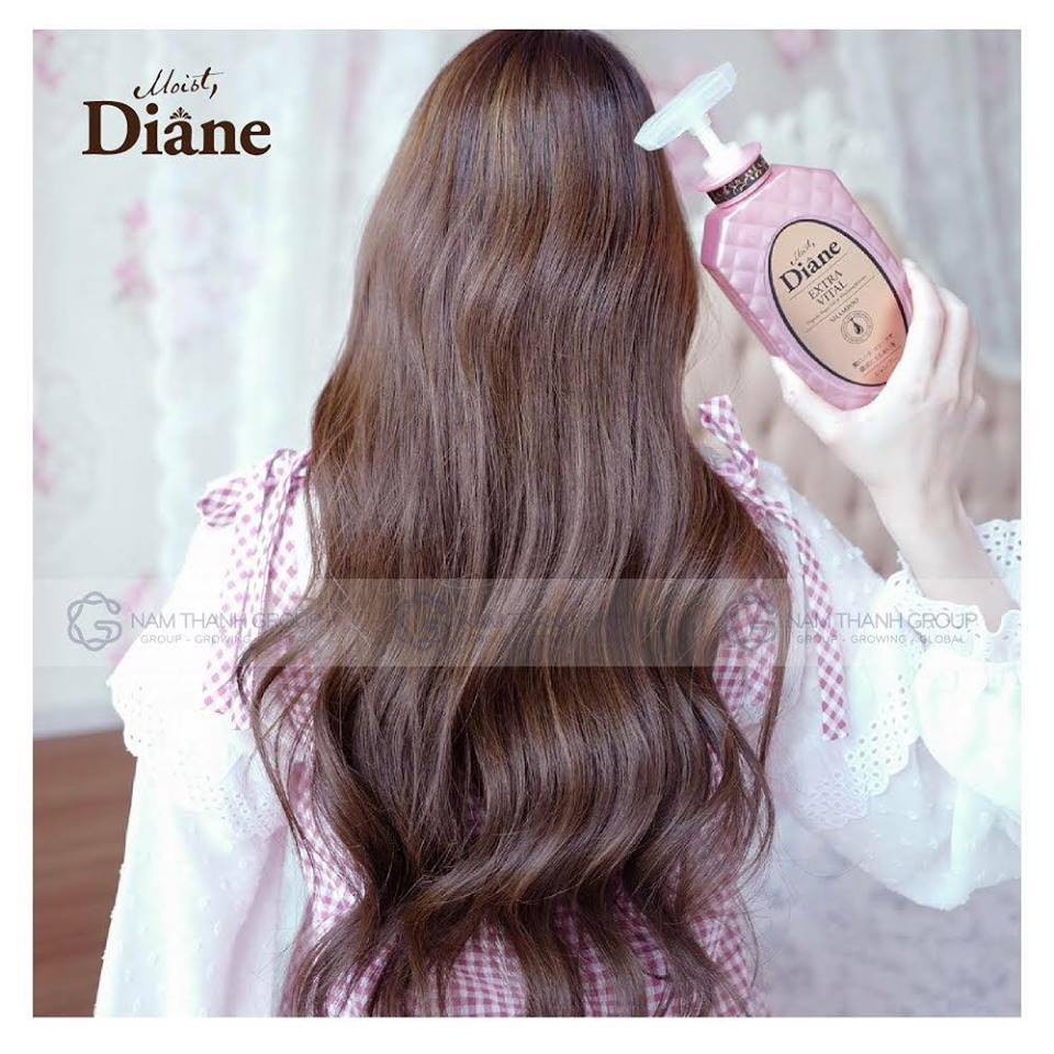 Bộ Dầu Gội Xả Tinh Dầu Moist Diane Cao Cấp Số 1 Nhật Bản 450ml / chai