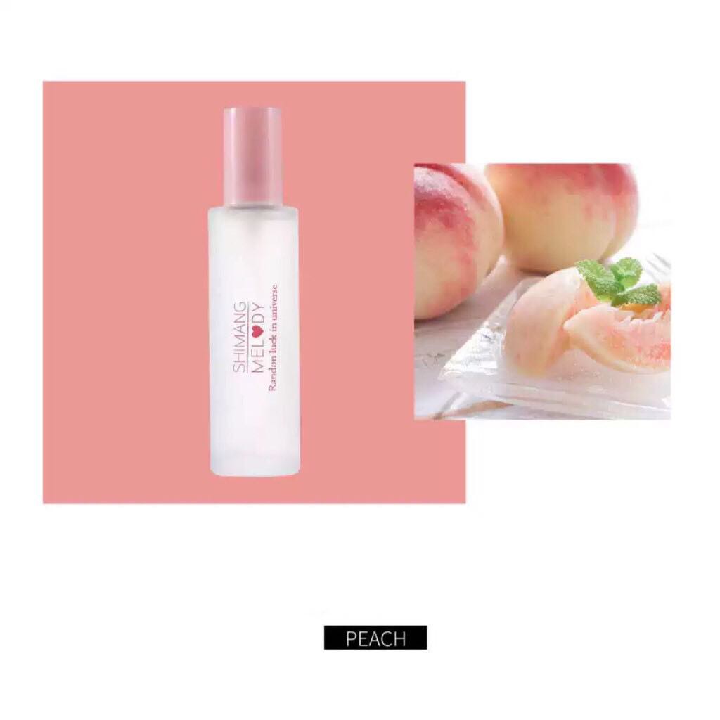 Nước hoa nữ xịt thơm bodymist shimang toàn thân giữ mùi thơm lâu hương đào dâu hương hoa nội đia trung 30ml mẫu mới