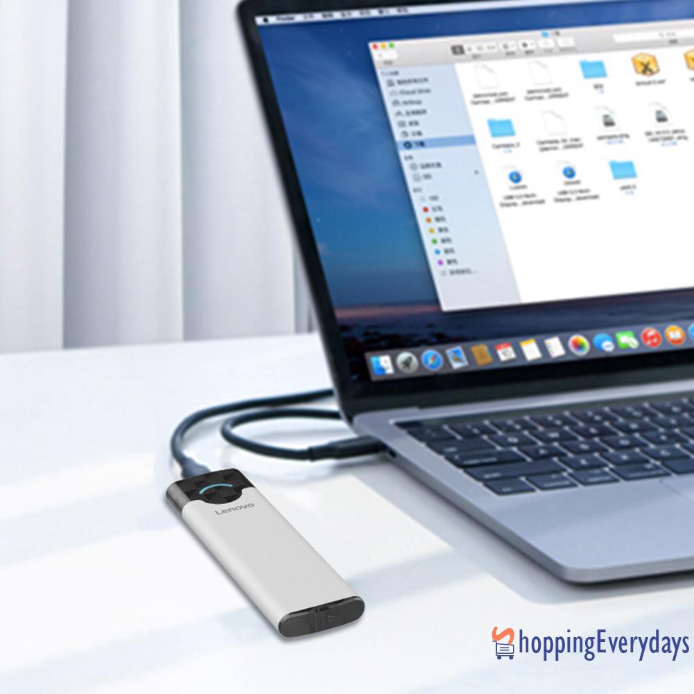 Hộp Đựng Ổ Cứng Ssd Lenovo M-01 M.2 Sata3.0 Ngff B Key To Usb 3.1 Type C | BigBuy360 - bigbuy360.vn