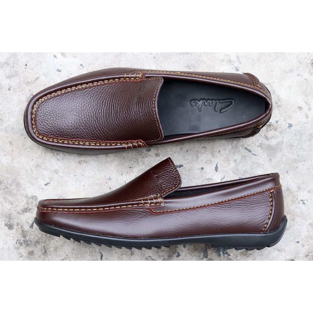 Giày lười nam da bò cao cấp, nhập Thái Lan Full hộp, bảo hành 2 Năm, mã SP CL02N, Thai Fashion Store